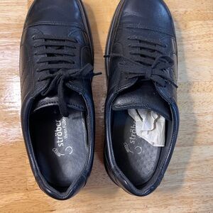 Ströber 🇩🇪Premium Black Leather Comfort/Orthopedic Lace-Up Shoes - Women's 7